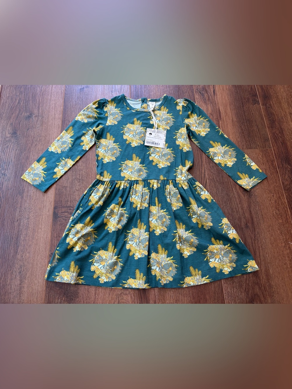 Kate Quinn Cactus Floral Kids Dress
